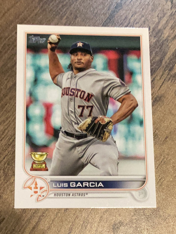 Luis Garcia Houston Astros MLB 2022 Topps 446 ASR