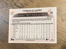 Yordan Alvarez Houston Astros MLB 2022 Topps Opening Day 106 Topps
