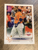 Yordan Alvarez Houston Astros MLB 2022 Topps Opening Day 106 