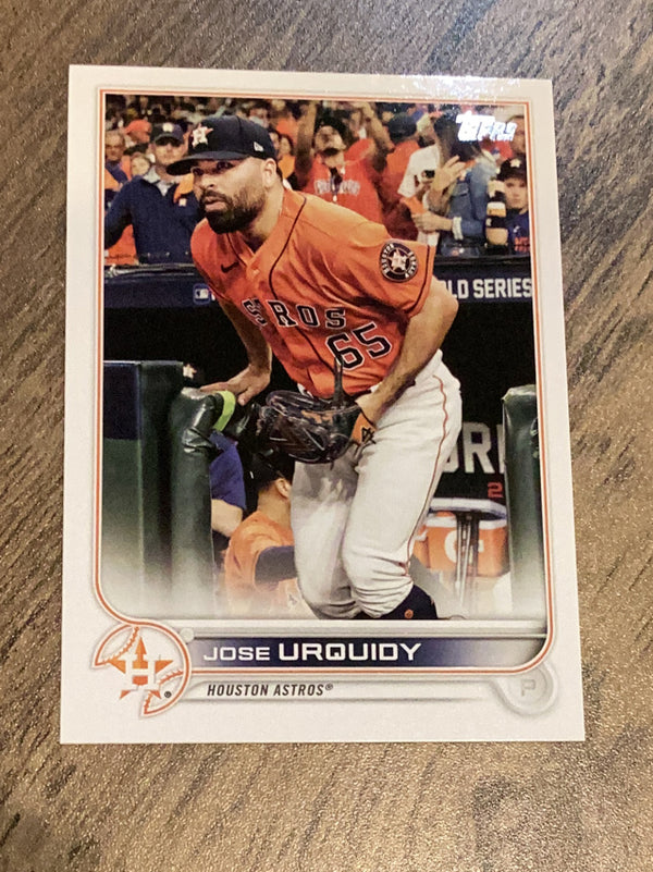 Jose Urquidy Houston Astros MLB 2022 Topps 607 