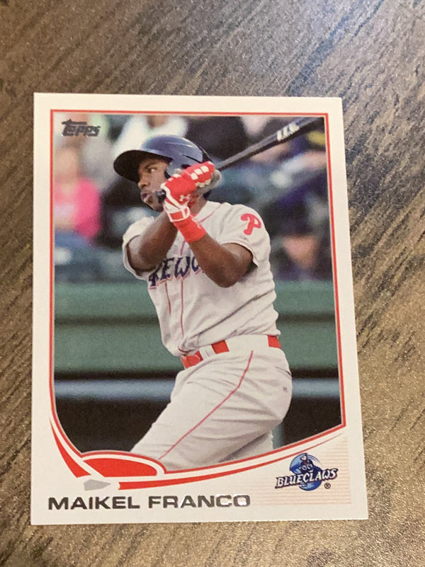 Maikel Franco Lakewood Blueclaws MLB 2013 Topps Pro Debut 102 