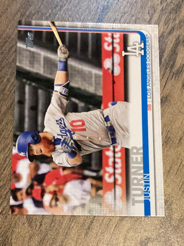 Justin Turner Los Angeles Dodgers MLB 2019 Topps 180a 