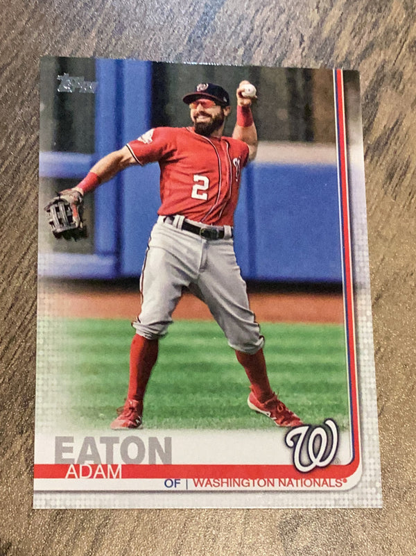 Adam Eaton Washington Nationals MLB 2019 Topps 316 