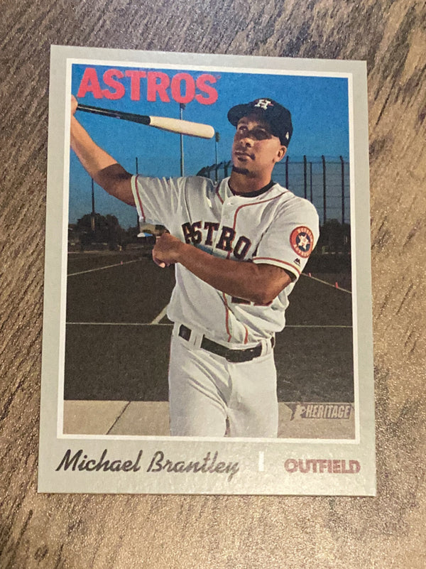 Michael Brantley Houston Astros MLB 2019 Topps Heritage 503 