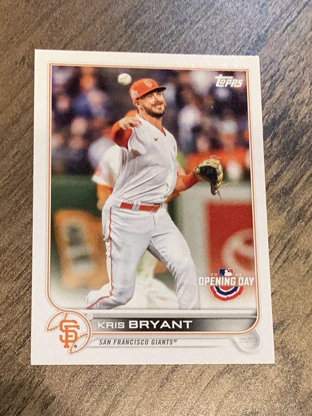 Kris Bryant San Francisco Giants MLB 2022 Topps Opening Day 10 