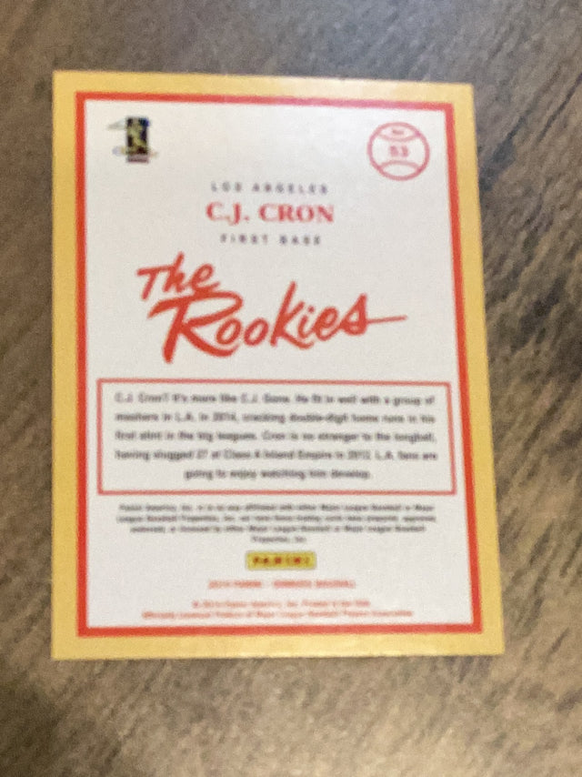 C.J. Cron Los Angeles Angels MLB 2014 Donruss - The Rookies 53 Donruss