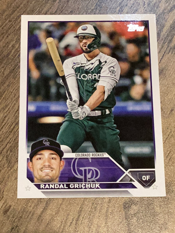 Randal Grichuk Colorado Rockies MLB 2023 Topps 110 