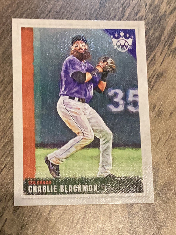 Charlie Blackmon Colorado Rockies MLB 2022 Panini Diamond Kings 35 
