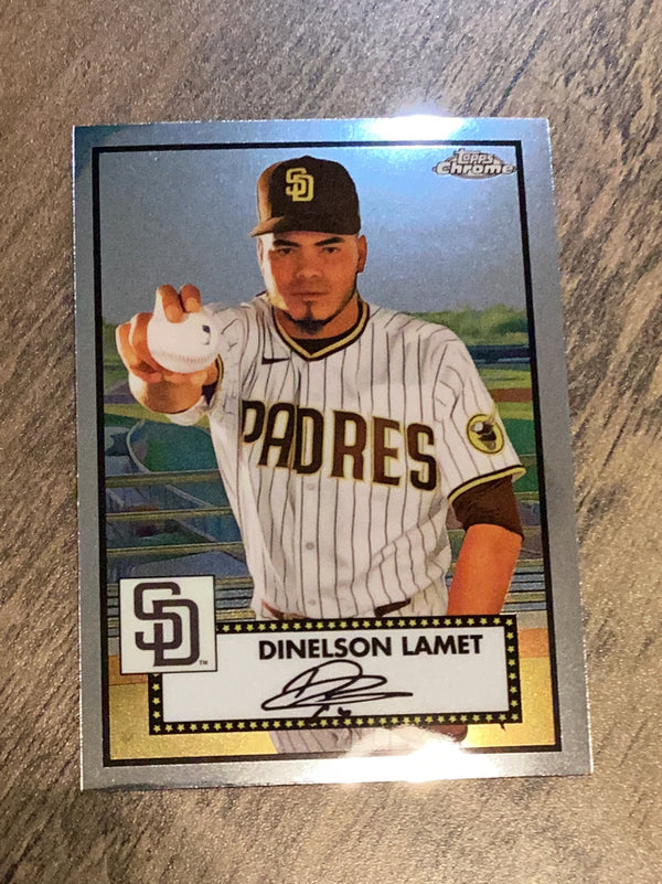 Dinelson Lamet San Diego Padres MLB 2021 Topps Chrome Platinum Anniversary 436 