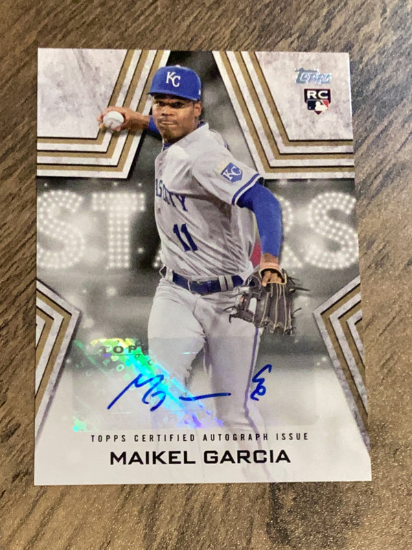 Maikel Garcia Kansas City Royals MLB 2023 Topps: Baseball Stars Autographs (Series One) BSA-MAG AU