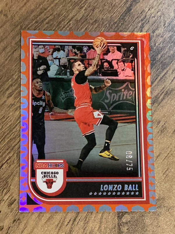 Lonzo Ball Chicago Bulls NBA 2022-23 Hoops - Red 76 SN75