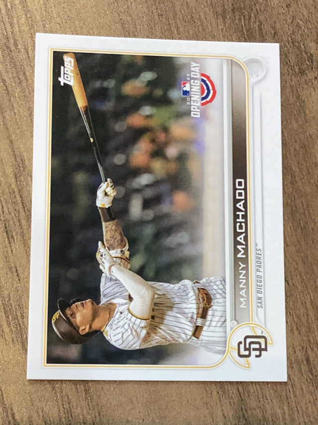 Manny Machado
BASE: Batting San Diego Padres MLB 2022 Topps Opening Day 82 BASE: Batting