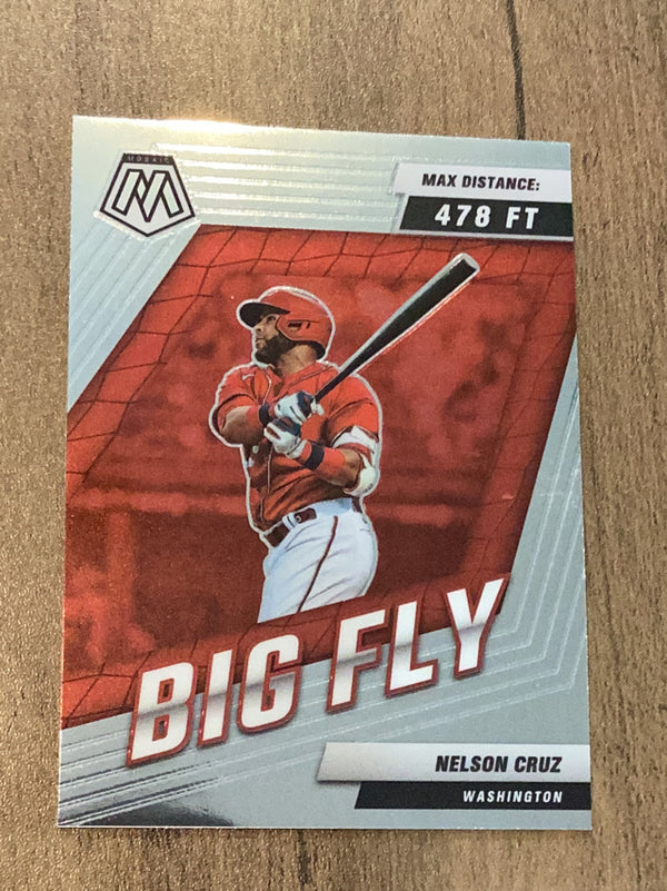 Nelson Cruz Washington Nationals MLB 2022 Panini Mosaic: Big Fly Mosaic BF-9 