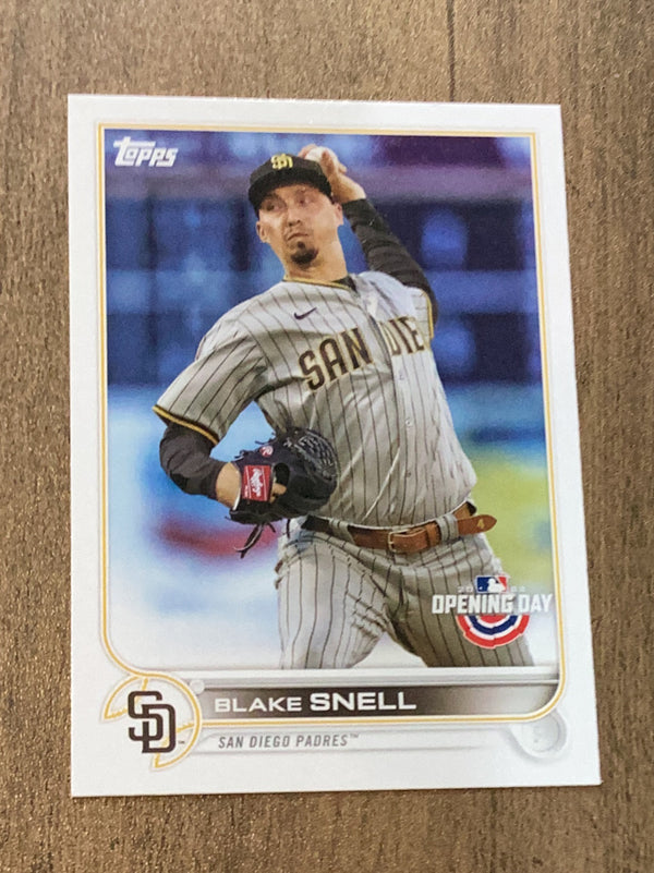 Blake Snell San Diego Padres MLB 2022 Topps Opening Day 216 