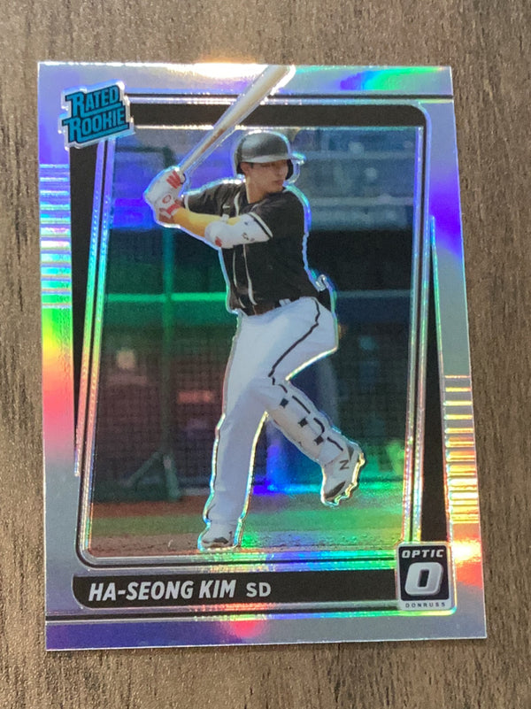 Ha-Seong Kim San Diego Padres MLB 2021 Donruss Optic - Holo 65 RR