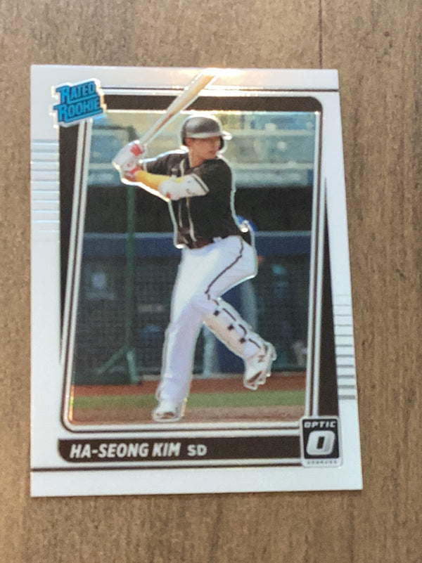 Ha-Seong Kim San Diego Padres MLB 2021 Donruss Optic 65 RR, RC