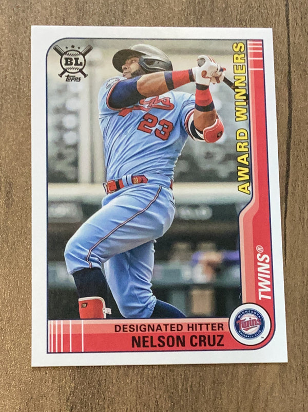 Nelson Cruz Minnesota Twins MLB 2021 Topps Big League 273 SN75