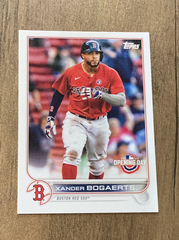 Xander Bogaerts Boston Red Sox MLB 2022 Topps Opening Day 173 