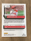 Juan Soto Washington Nationals MLB 2022 Donruss Optic 191 Donruss