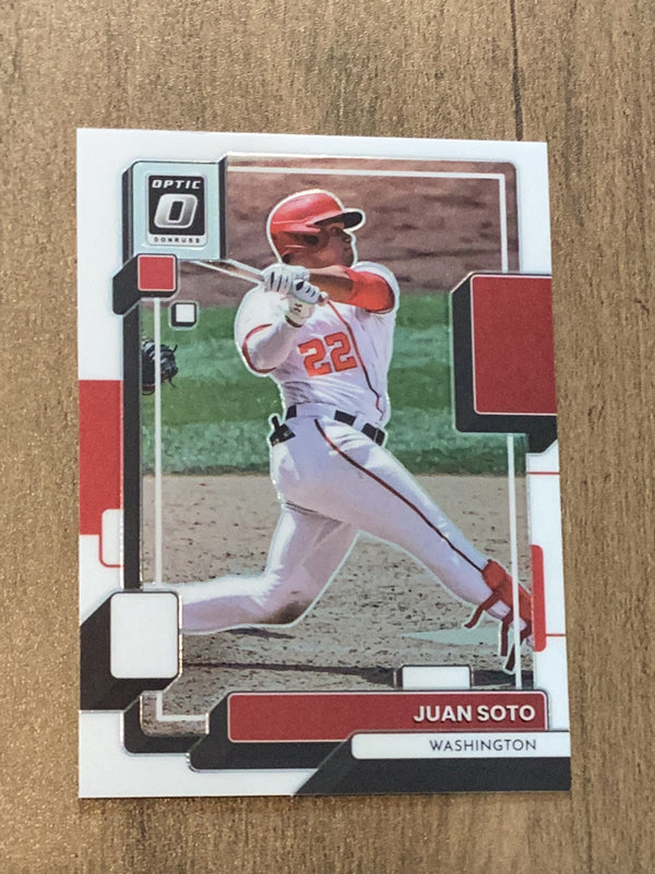 Juan Soto Washington Nationals MLB 2022 Donruss Optic 191 