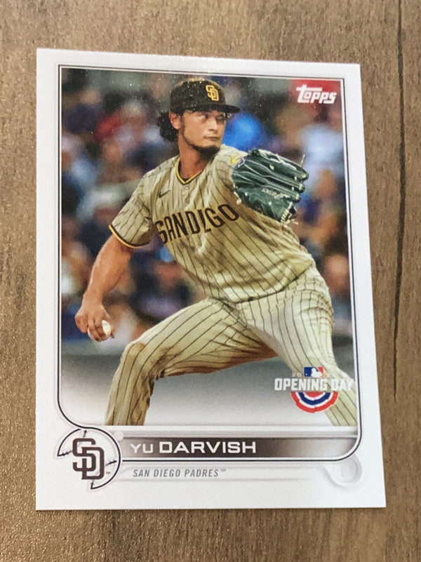 Yu Darvish San Diego Padres MLB 2022 Topps Opening Day 18 