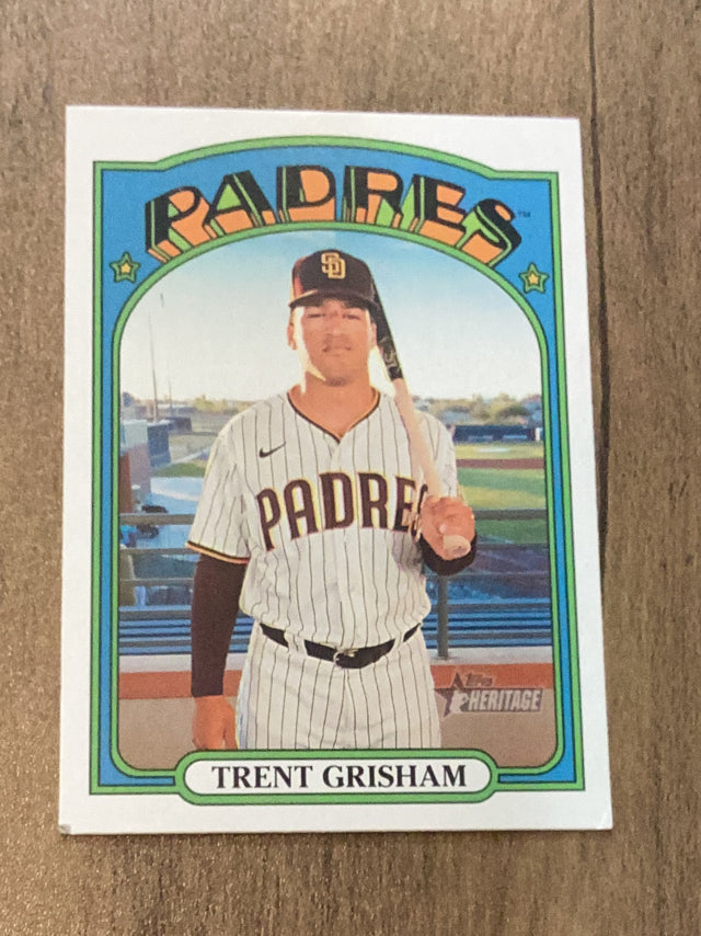 Trent Grisham San Diego Padres MLB 2021 Topps Heritage 232 