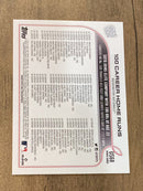 100 Career Home Runs (Juan Soto) Washington Nationals MLB 2022 Topps Update US68 SH, CL,