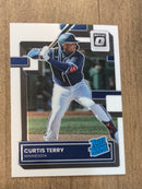 Curtis Terry Minnesota Twins MLB 2022 Donruss Optic 86 RC, RR