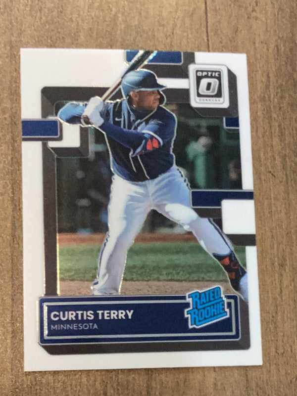 Curtis Terry Minnesota Twins MLB 2022 Donruss Optic 86 RC, RR