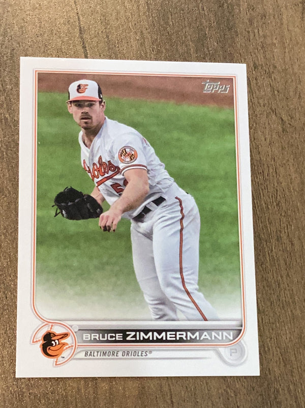 Bruce Zimmermann Baltimore Orioles MLB 2022 Topps 157 