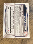 Oswald Peraza New York Yankees MLB 2023 Bowman 70 RC Bowman