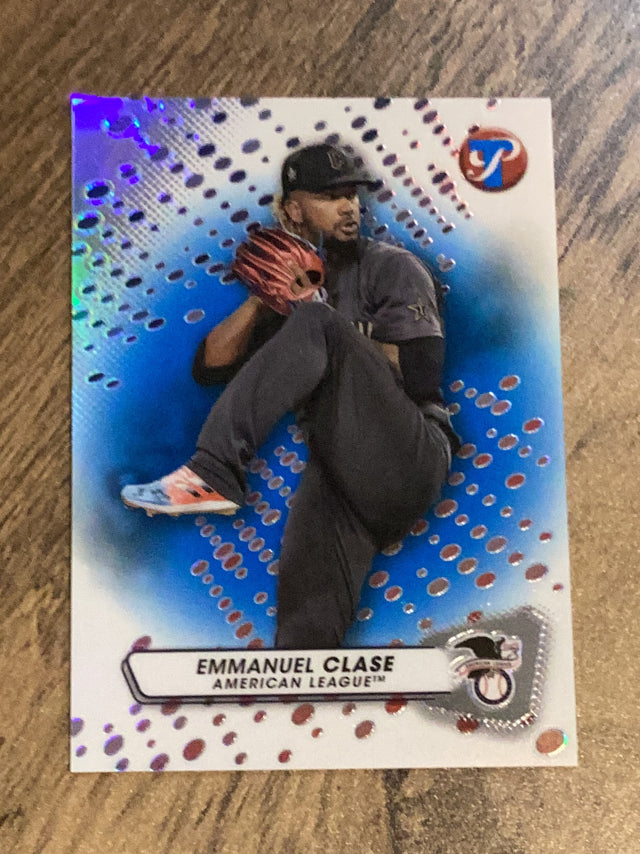 Emmanuel Clase Cleveland Guardians MLB 2023 Topps - Royal Blue 117 