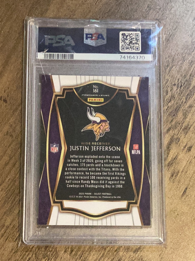 Justin Jefferson Minnesota Vikings NFL 2020 Panini Select 161 RC Panini