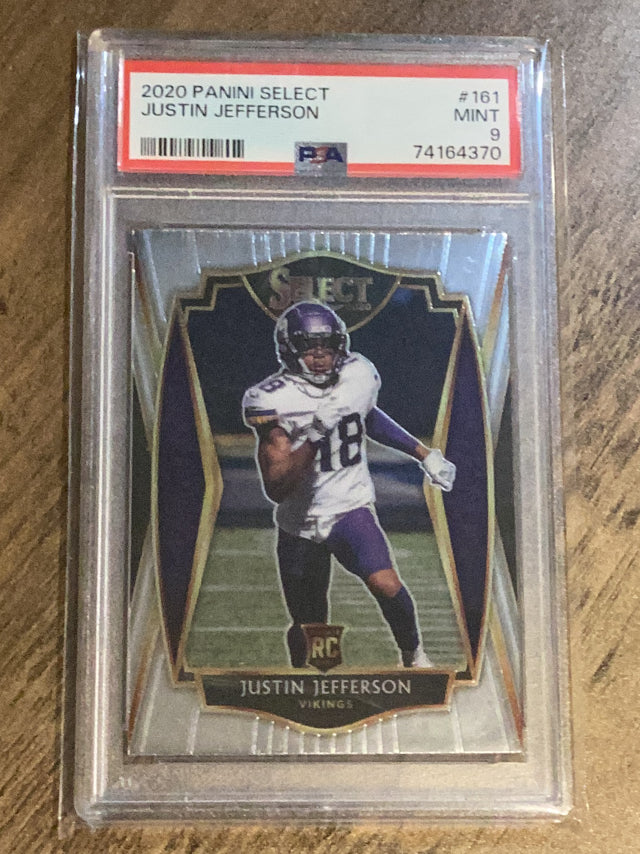 Justin Jefferson Minnesota Vikings NFL 2020 Panini Select 161 RC