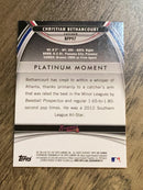 Christian Bethancourt Atlanta Braves MLB 2013 Bowman Platinum - Prospects BPP97 Bowman