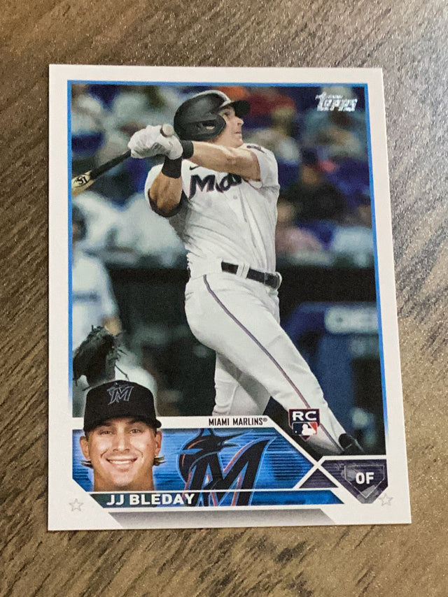 JJ Bleday Miami Marlins MLB 2023 Topps 205 RC