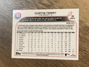 Curtis Terry Texas Rangers MLB 2022 Topps 97 RC Topps