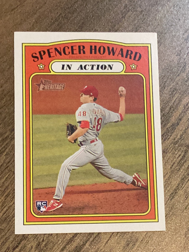 Spencer Howard Philadelphia Phillies MLB 2021 Topps Heritage 106 IA