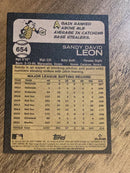 Sandy Leon Miami Marlins MLB 2022 Topps Heritage 654 Topps