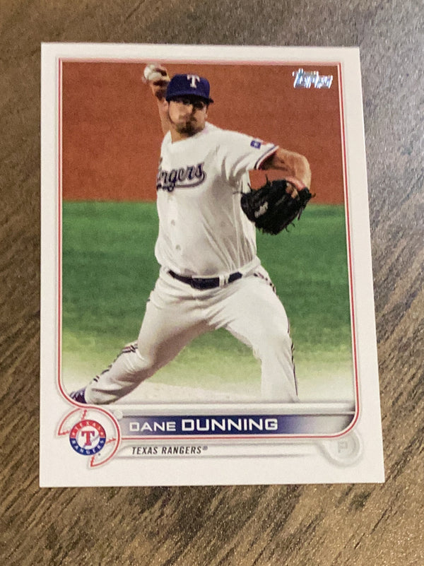 Dane Dunning Texas Rangers MLB 2022 Topps 411 