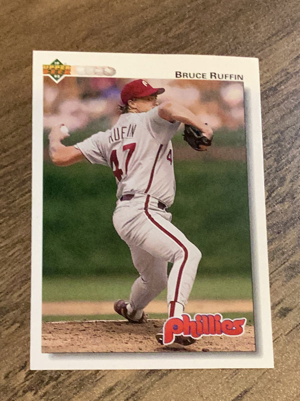 Bruce Ruffin Philadelphia Phillies MLB 1992 Upper Deck 309 