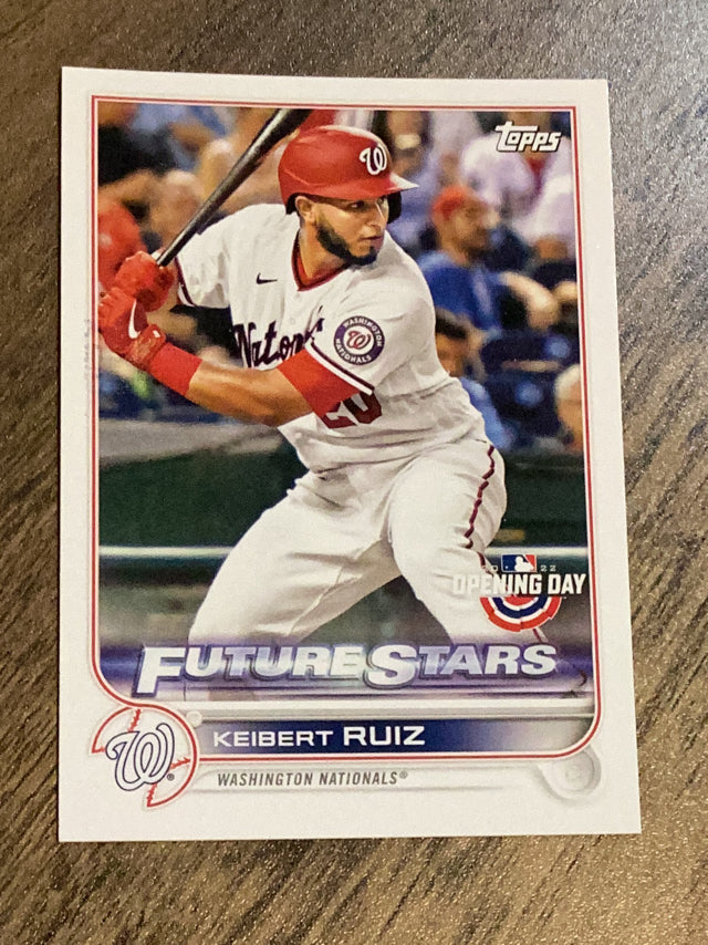 Keibert Ruiz Washington Nationals MLB 2022 Topps Opening Day 14 FS