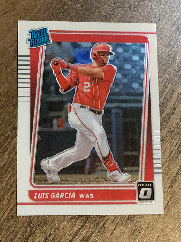 Luis V. Garcia Washington Nationals MLB 2021 Donruss Optic - Holo 45 RR