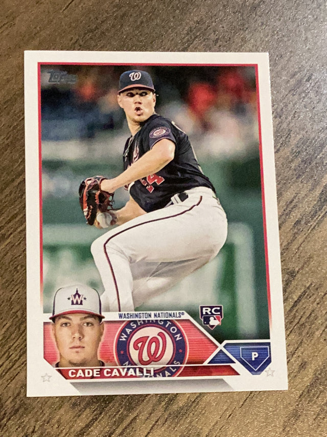 Cade Cavalli Washington Nationals MLB 2023 Topps 320 RC