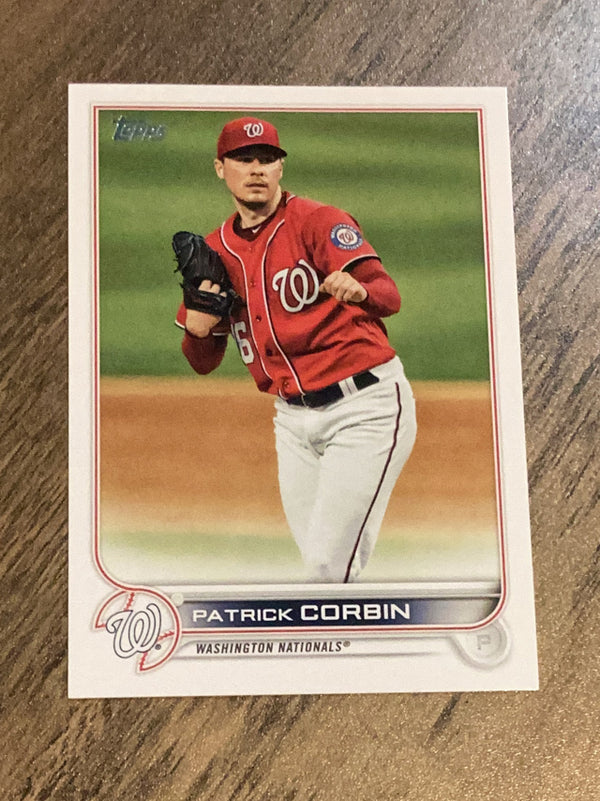 Patrick Corbin Washington Nationals MLB 2022 Topps 525 