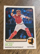Keibert Ruiz Washington Nationals MLB 2022 Topps Heritage 705 SP