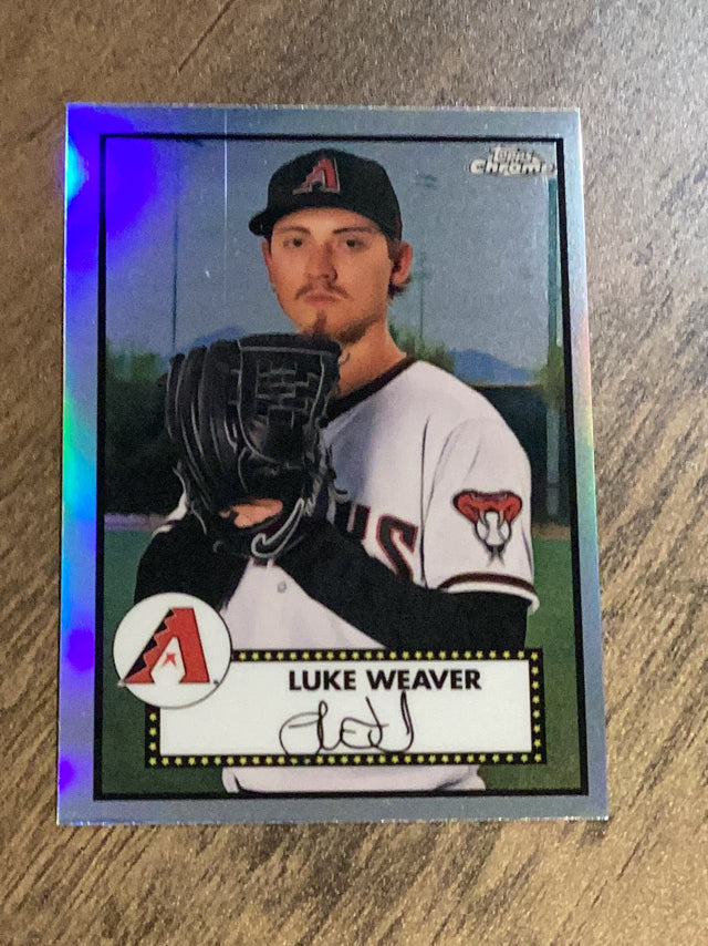 Luke Weaver Arizona Diamondbacks MLB 2021 Topps Chrome Platinum Anniversary: Refractor 448 