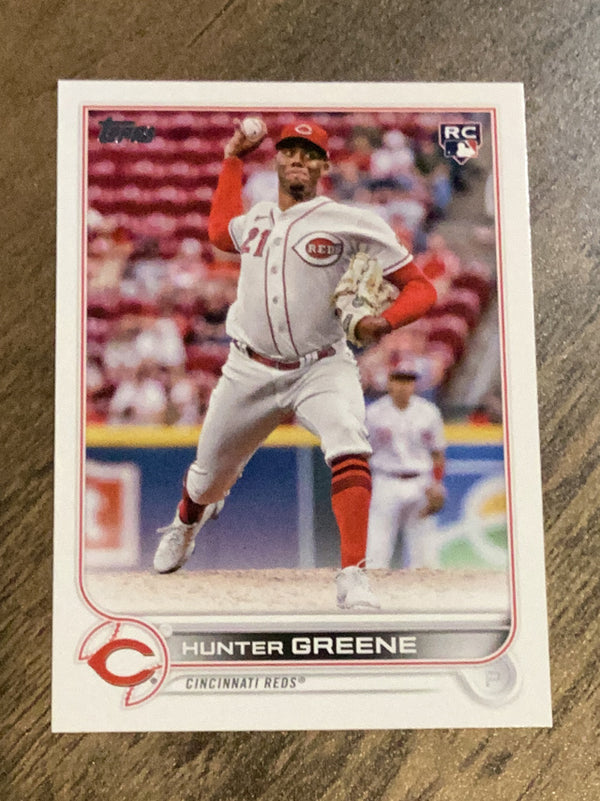 Hunter Greene Cincinnati Reds MLB 2022 Topps Update US160 RC