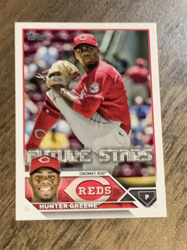 Hunter Greene Cincinnati Reds MLB 2023 Topps 155 FS