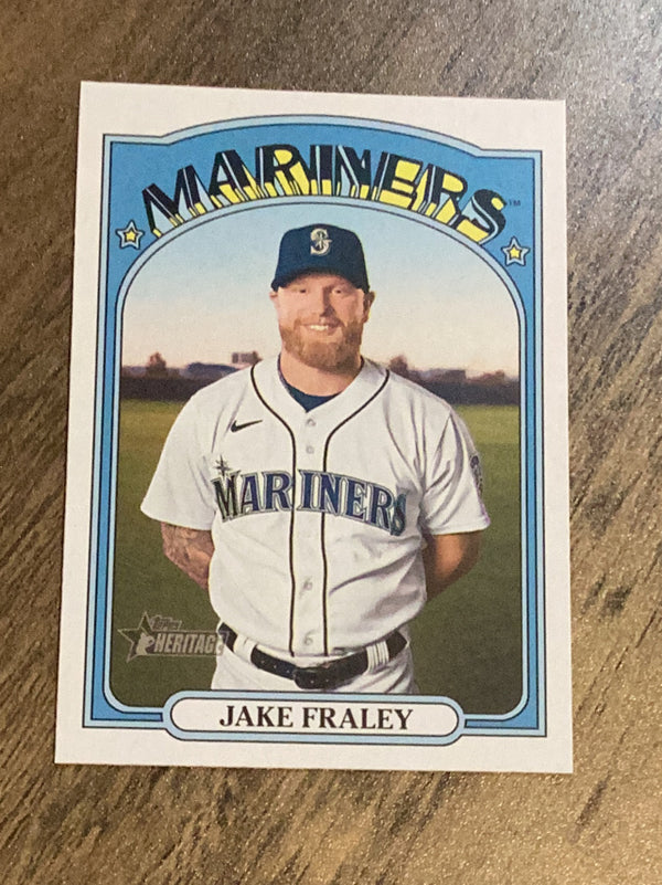 Jake Fraley Seattle Mariners MLB 2021 Topps Heritage 625 